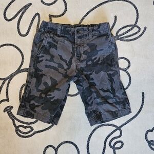 Hudson Boys 7 Black Gray Camouflage Shorts